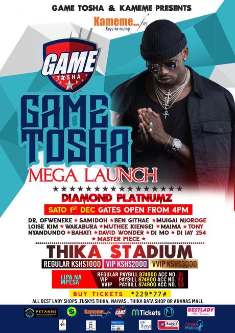 Thika set to host Diamond Platnumz and several other local musicians for the biggest show of the year