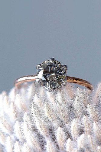 engagement ring trends 2018 simple classic round cut