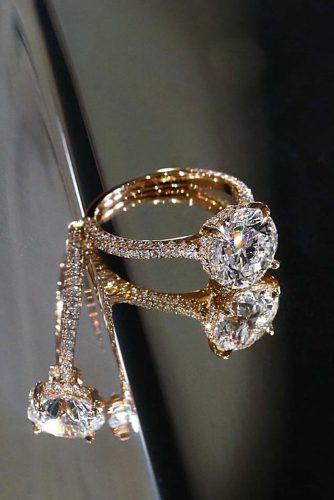 engagement ring trends 2018 rose gold diamond