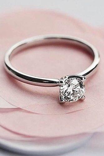 engagement ring trends 2018 simple classic solitaire diamond gold
