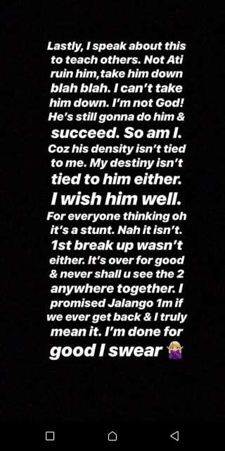 “You can’t take me down’ Vera Sidika sends final message to Otile after shaming him recently “You can’t take me down’ Vera Sidika sends final message to Otile after shaming him recently