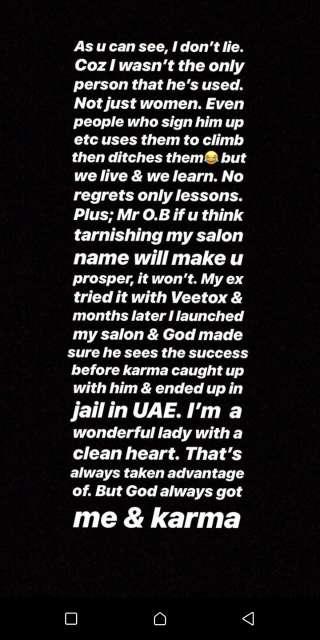 “You can’t take me down’ Vera Sidika sends final message to Otile after shaming him recently “You can’t take me down’ Vera Sidika sends final message to Otile after shaming him recently