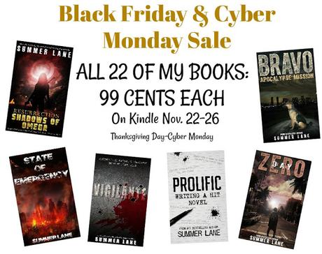 Happy Thanksgiving from Writing Belle: Annual Black Friday and Cyber Monday Sale
