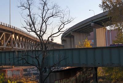 Around and about hte mouth of the Long Dock Tunnel in Jersey City