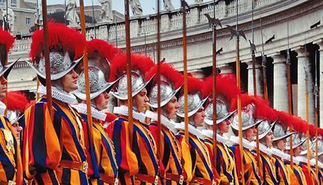 Why do the Swiss guard Vatican City?