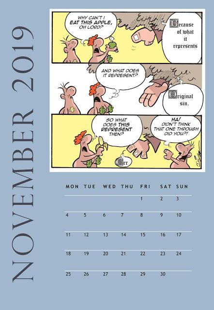 Adam & Eve get their first calendar