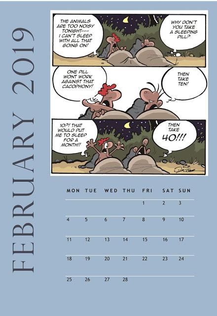 Adam & Eve get their first calendar