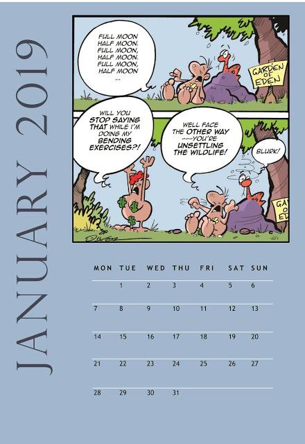Adam & Eve get their first calendar