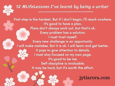 12 #LifeLessons I’ve learnt by being a writer