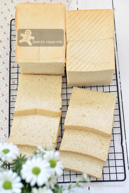 Japanese milk square bread shokupan less sugar less salt