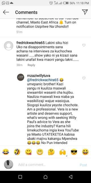 Mzazi Willy M Tuva forced to defend his radio show after fan claims it’s disappointing lately