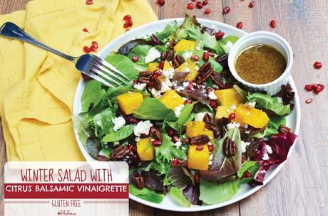 Winter Salad with Citrus Balsamic Vinaigrette