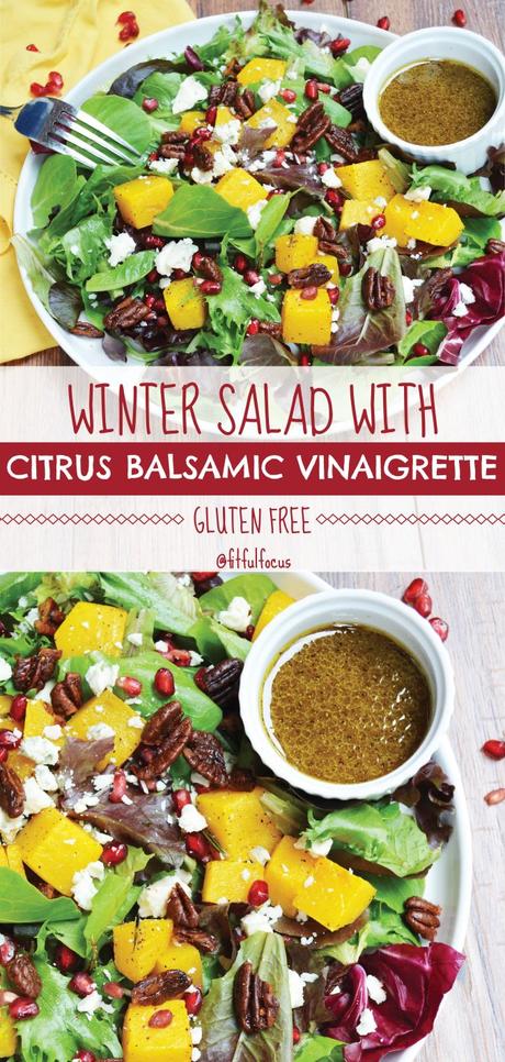 Winter Salad with Citrus Balsamic Vinaigrette