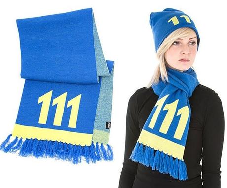 Fallout Vault 111 Knitted Scarf
