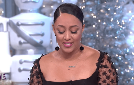 Tamera Mowry Emotional Return To “The Real” After Laying Her Niece To Rest