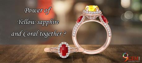 Should I wear a coral and a yellow sapphire together