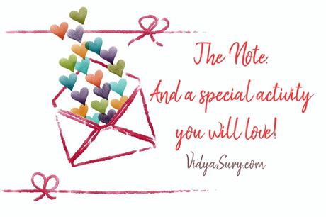 The Note. And a Special Activity You Will Love #WednesdayWisdom
