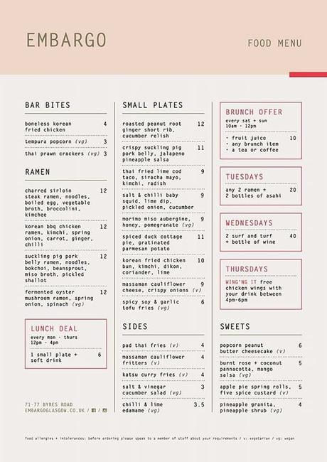 Embargo Glasgow – Opening Friday