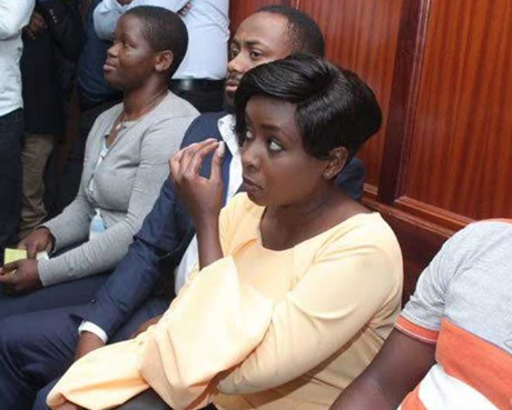 Mother's love!! Jackie Maribe's mum comforts Jowi in court after 'Iâm being tortured in Kamiti' claim (photo)