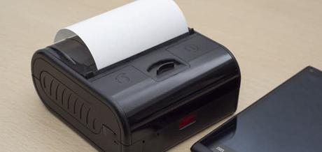 Portable thermal printer