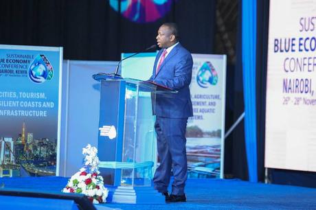 Mike Sonko finally explains why he choseÂ to twang while delivering his speech atÂ the Blue Economy ConferenceÂ 