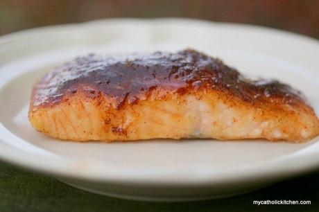 Saint Andrew and Barbecue Salmon