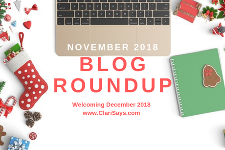 November 2018 Blog Roundup + December Plans
