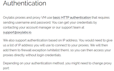 Authentication to use