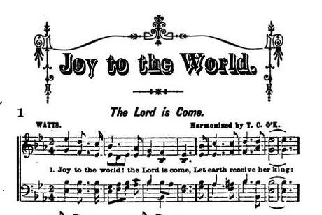 Christmas Music… Joy To the World