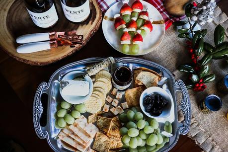 holiday survival guide, holiday entertaining, hostess with the mostess, DC blogger, wente wine, make time, bar cart, charcuterie board, cheese love, myriad musings