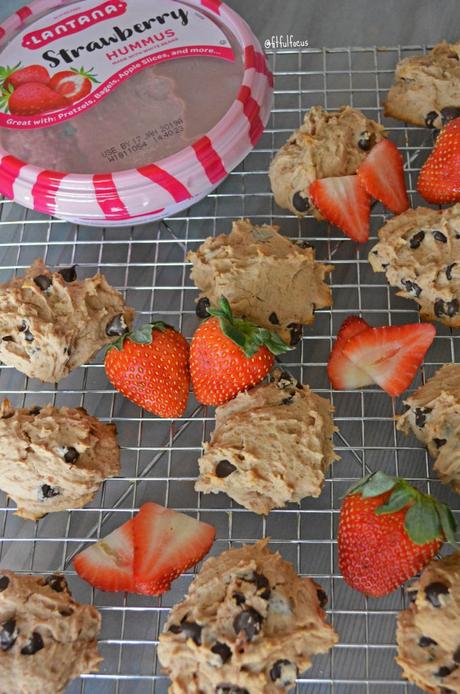 Healthy Strawberry Chocolate Chip Cookies (gluten free)