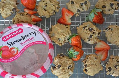 Healthy Strawberry Chocolate Chip Cookies (gluten free)