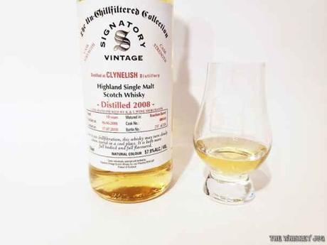 2008 Signatory Vintage Clynelish 10 Years is a great whisky. Crisp honied fruit aroma, waxy oily fruity palate and a finish that goes on and on and on.