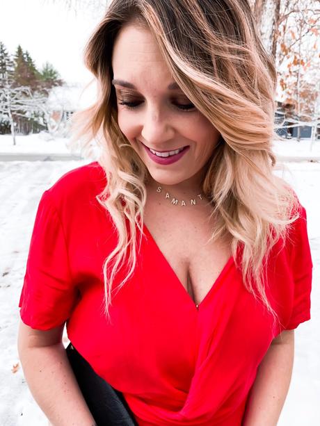 Christmas style: Red Jumpsuit