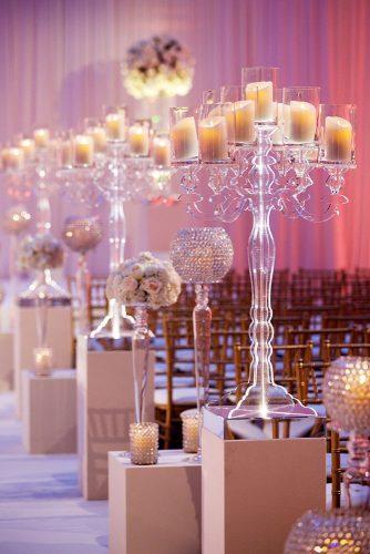 wedding decor 2019 aisle on ceremony decorated with clear acrylic and candles bobanddawndavis