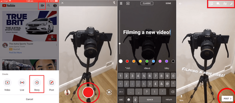 How to Post YouTube Stories and share it with Subscribers how to post youtube stories or reels