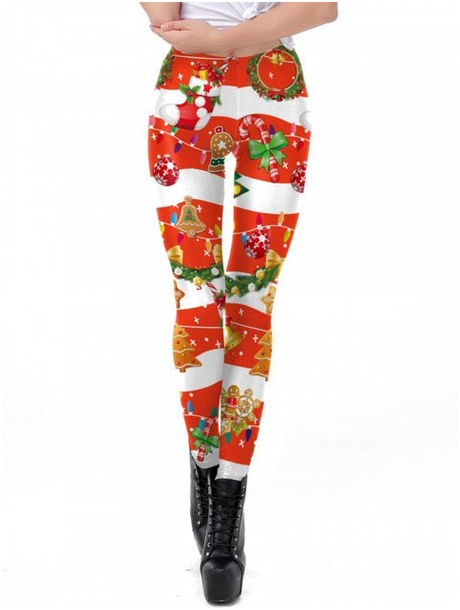 Happy Winter with Christmas Legging