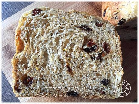 Raisin Orange Bread (水合折疊法)