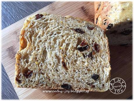 Raisin Orange Bread (水合折疊法)