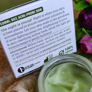 Plum Green Tea Clarity Renewed Night Gel Review Plum Green Tea Clarity Renewed Night Gel Review