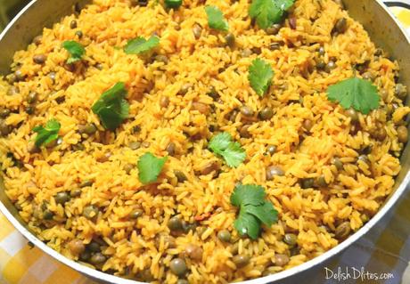 Arroz Con Gandules (Puerto Rican Rice with Pigeon Peas)