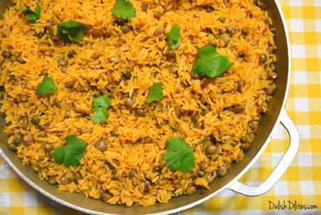 Arroz Con Gandules (Puerto Rican Rice with Pigeon Peas)