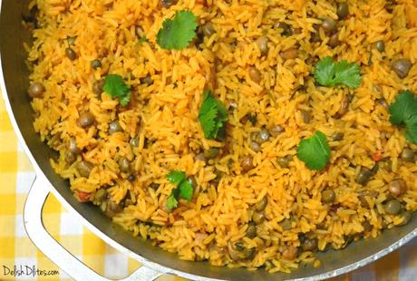 Arroz Con Gandules (Puerto Rican Rice with Pigeon Peas)