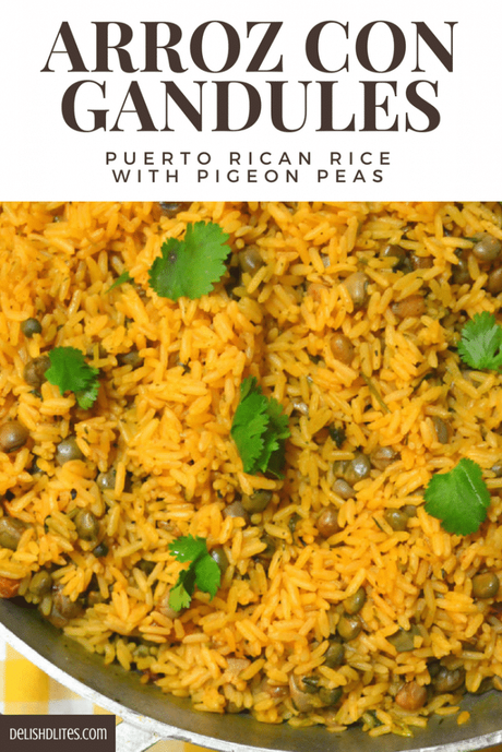 Arroz Con Gandules (Puerto Rican Rice with Pigeon Peas)