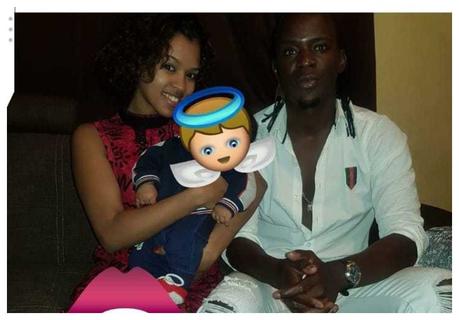 Willy Paul with his baby mama