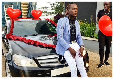 Willy Paul surprises his sweetheart with a new Mercedes Benz (Photos)