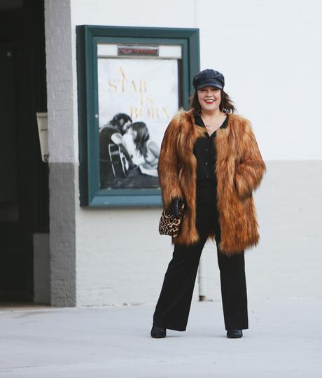 What I Wore: Faux Fur Statement Coat