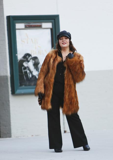 What I Wore: Faux Fur Statement Coat