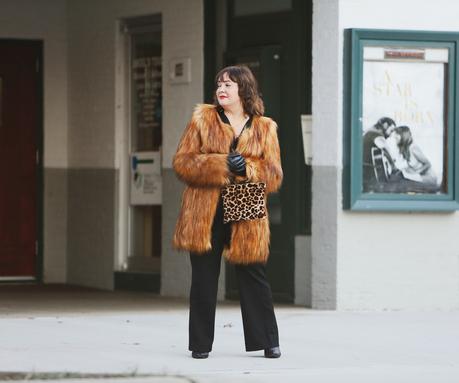 What I Wore: Faux Fur Statement Coat