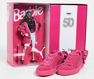 puma suede barbie